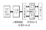 基于μPD780822單片機及其CAN總線模塊實現車燈節點的設計