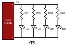 如何為LED選擇限流電阻的值