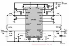 利用LTC3857／－1雙輸出同步降壓型控制器延長汽車電池運行時間