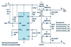 1000 V 輸出、No－Opto、 隔離型反激式轉(zhuǎn)換器