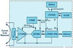 帶檢測(cè)電阻器的無(wú)線電流檢測(cè)電路浮動(dòng)