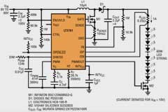 LT3761 LED驅動器精確的PWM LED調光功能