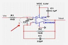 運放電路中的這幾個電容，都有什么用？