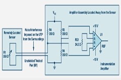 使用高精度儀表放大器進行遠程檢測