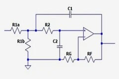 二階運算放大器的低通、帶通和高通濾波器設計