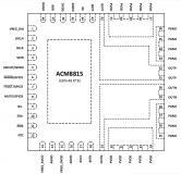 ACM8815  內(nèi)置DSP的200W單聲道I2S數(shù)字輸入D類功放芯片大功率低音炮方案
