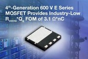 Vishay的最新第四代600V E系列MOSFET器件的性能達到業內最佳水平