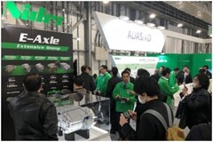 日本電產（Nidec）的電動汽車用驅動馬達系統（E－Axle）系列之200kW與50kW兩款產品問世