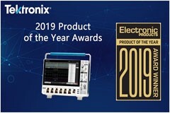 泰克MSO4獲得《電子產品》2019年度測試測量領域最佳產品獎