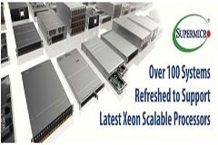 美超微采用最新第二代英特爾至強可擴展處理器來優化X11系統，將其性能提升36%*