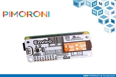 貿澤開售用于樹莓派的Pimoroni PIM486 Enviro 實現室內傳感數據的遠程訪問