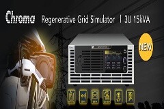 測試新“高度” Chroma 3U 15kVA電網模擬電源全新上市
