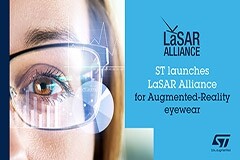 意法半導體發起LaSAR生態聯盟，加快AR眼鏡應用開發