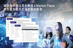 瑞薩電子為其R－Car SoC推出線上Market Place，將車載系統開發速度推向新高