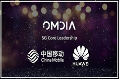 中國移動和華為聯(lián)合榮獲5G World峰會“5G核心網(wǎng)領導力獎”