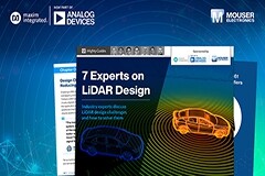 貿(mào)澤電子攜手Analog Devices推出全新電子書 幫助工程師解決激光雷達設(shè)計挑戰(zhàn)