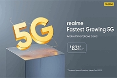 Counterpoint：realme 成為第三季度增長最快的 5G 智能手機品牌