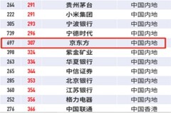 BOE（京東方）位列福布斯2022全球企業(yè)2000強(qiáng)307位 綜合實(shí)力持續(xù)攀升