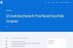 通用電氣計劃分拆組建三家獨立公司：分別聚焦醫療、能源和航空