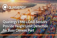 Quanergy的M系列激光雷達傳感器幫助繁忙的中國港口降低事故率和誤報率