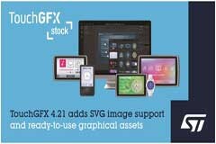 意法半導體TouchGFX Stock簡化并加快在STM32 MCU上用戶界面設計