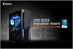 技嘉AORUS STEALTH 500電腦組裝套件榮獲2023 CES創新獎