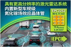 采用EPC新型車規級GaN FET設計更高分辨率激光雷達系統