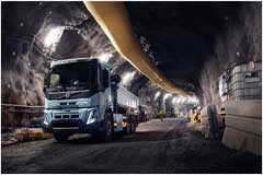 沃爾沃卡車公司和Boliden公司合作，為采礦業部署地下電動卡車