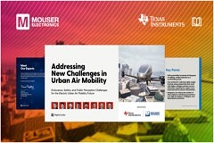 貿(mào)澤電子聯(lián)手Texas Instruments推出全新電子書探索城市空中運(yùn)輸?shù)奈磥? class=