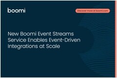 全新Boomi Event Streams服務實現大規模事件驅動型整合