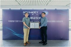 均聯智行獲頒TUV南德ISO／SAE 21434 汽車網絡安全流程認證證書