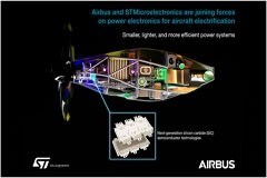 空中客車公司和意法半導體合作研發(fā)功率電子器件，助力飛行電動化