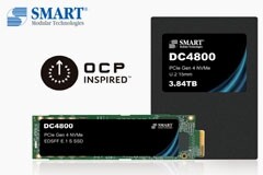SMART Modular 世邁科技宣布數據中心DC4800 SSD系列取得OCP Inspired 認證