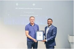 威能獲TUV南德智能暖通產品開發流程IEC 62443-4－1網絡安全證書