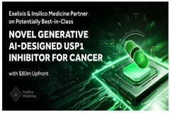 8000萬美元預付款，Exelixis與英矽智能達成全球獨家許可協議