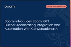 Boomi推出Boomi GPT，進一步加速與對話式AI的集成和自動化