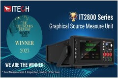 ITECH IT2800系列 高精密源表榮獲歐洲年度最佳測試測量產品獎