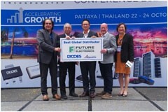 富昌電子榮獲Diodes公司頒發的2023年最佳全球分銷商獎