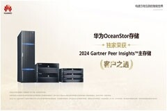 華為獨家榮獲2024年Gartner Peer Insights 主存儲全球“客戶之選”