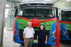 東風(fēng)柳汽向榮程新能首批100輛氫揚(yáng)動力Fe6－150kw氫能重卡交車儀式舉行