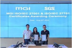 SGS為華大智造頒發ISO／IEC 27001和ISO／IEC 27701認證證書