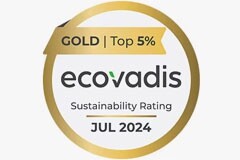 TDK 榮獲EcoVadis 可持續性評估金獎