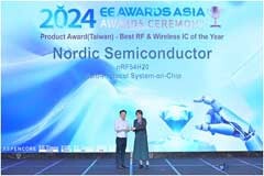 Nordic Semiconductor先進(jìn)的nRF54H20超低功耗SoC、nPM1300 和 nRF Cloud 榮獲2024年亞洲電子工程獎