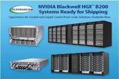 Supermicro 利用 NVIDIA HGX B200 全面提高 NVIDIA Blackwell 機架級解決方案的產量