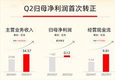 芯聯集成2025半年報解讀：主營收入同比增長近25%，單季度歸母凈利潤首次轉正