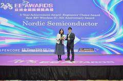 Nordic Semiconductor 攬獲 EE Awards 三項重磅榮譽，低功耗物聯網技術引領者地位再獲權威認證