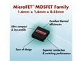 Fairchild推出薄型封裝的MicroFET MOSFET產品系列
