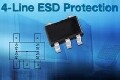 Vishay推出新款4線雙向對稱ESD保護陣列 