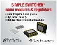 德州儀器SIMPLE SWITCHER易電源納米模塊和納米穩壓器在小空間有大作為