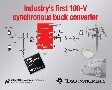 TI推出支持集成型MOSFET的100V同步降壓穩壓器